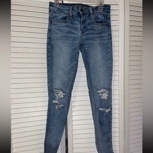American Eagle Jeans Jeggings Super Stretch Size 4
